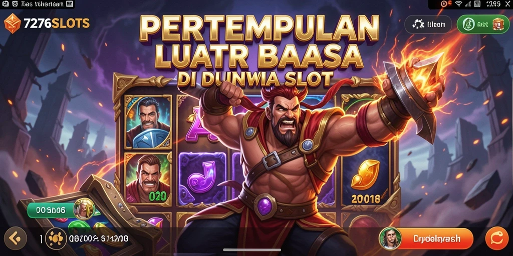 Tampilan menegangkan dari gameplay Battle Royale di 7276SLOTS.