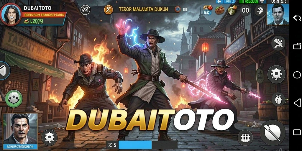 Gameplay DUBAITOTO yang mencekam dengan suasana kelam dan menakutkan.