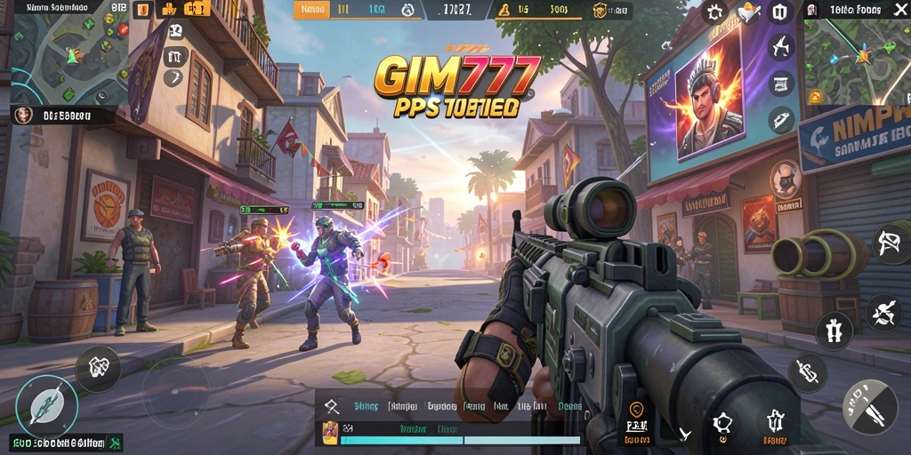 Tampilan seru gameplay GIM777 yang menegangkan dalam pertempuran FPS.