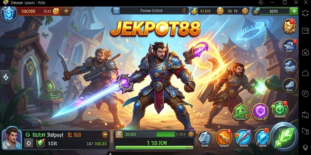 Tampilan gameplay menarik di JEKPOT88 dengan strategi yang mendebarkan.