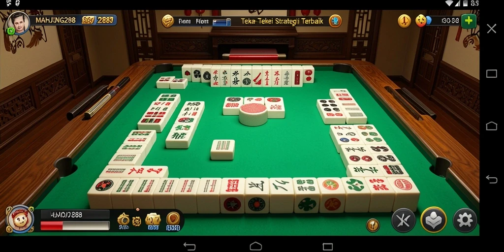 Tampilan layar permainan MAHJONG288 yang menarik dan menantang.