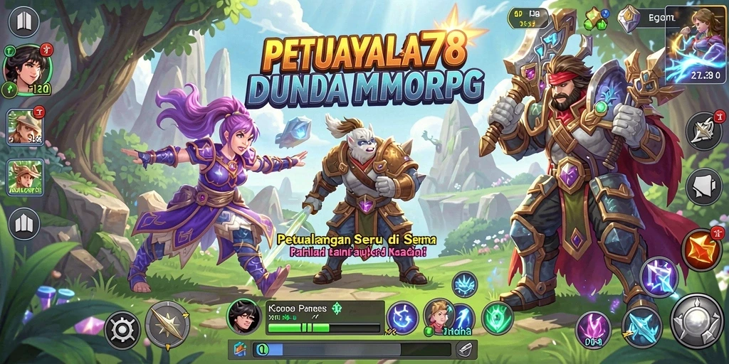 Tampilan gameplay MENYALA78 yang menakjubkan dengan pertarungan seru.