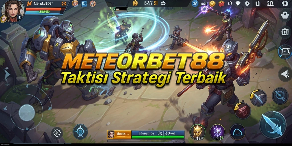Tampilan utama gameplay <strong>METEORBET88</strong> dengan aksi taktis yang mendebarkan.