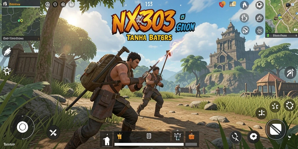 Tampilan gameplay NX303 di dunia terbuka yang menakjubkan.