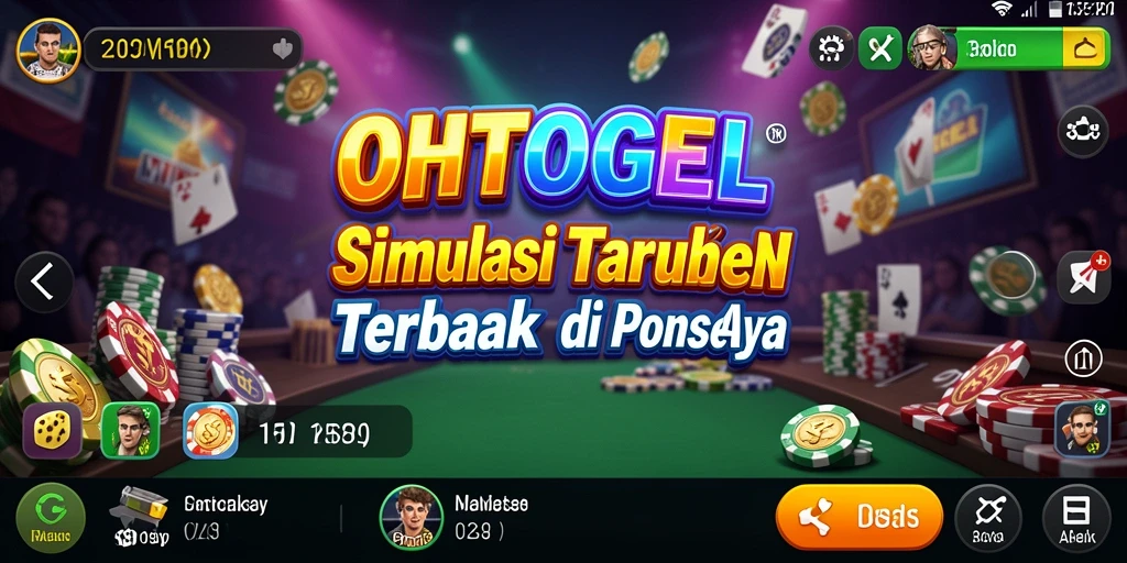 Screenshot OHTOGEL menampilkan gameplay simulasi taruhan yang menarik.