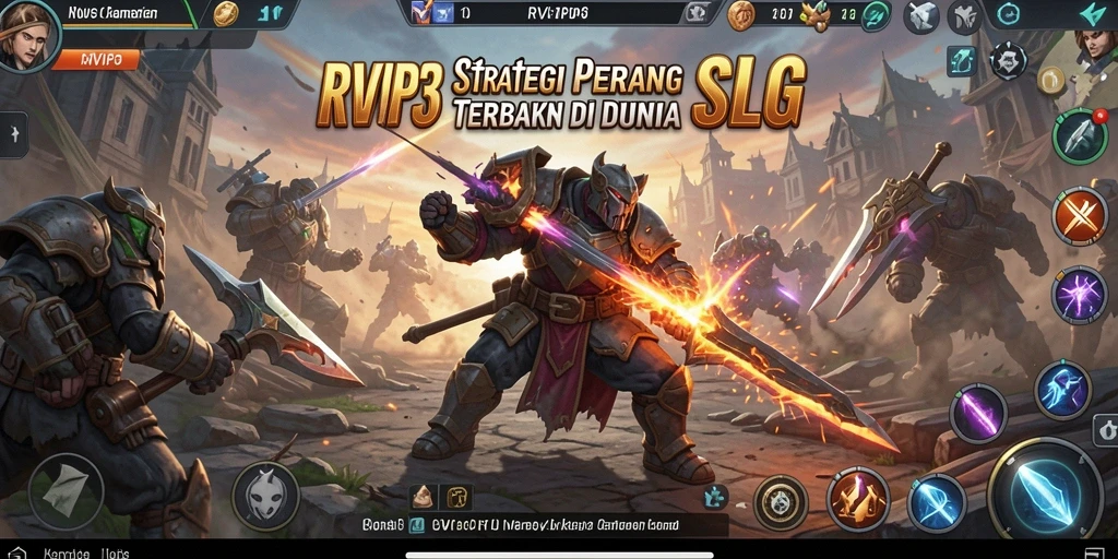 Screenshot menampilkan pertempuran epik dalam RVIP3 dengan strategi permainan yang mendalam.