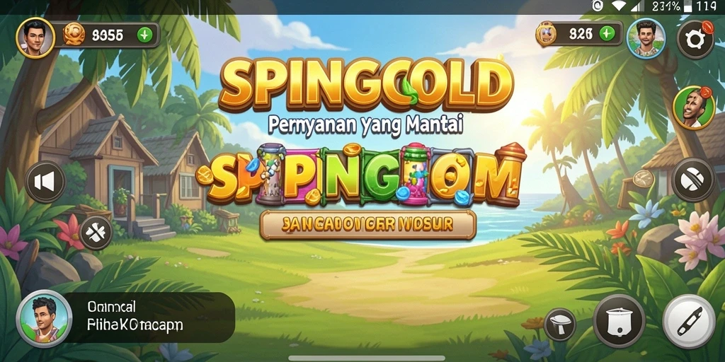 Screenshot gameplay SPINGOLD yang menampilkan pengalaman bermain yang menyenangkan.