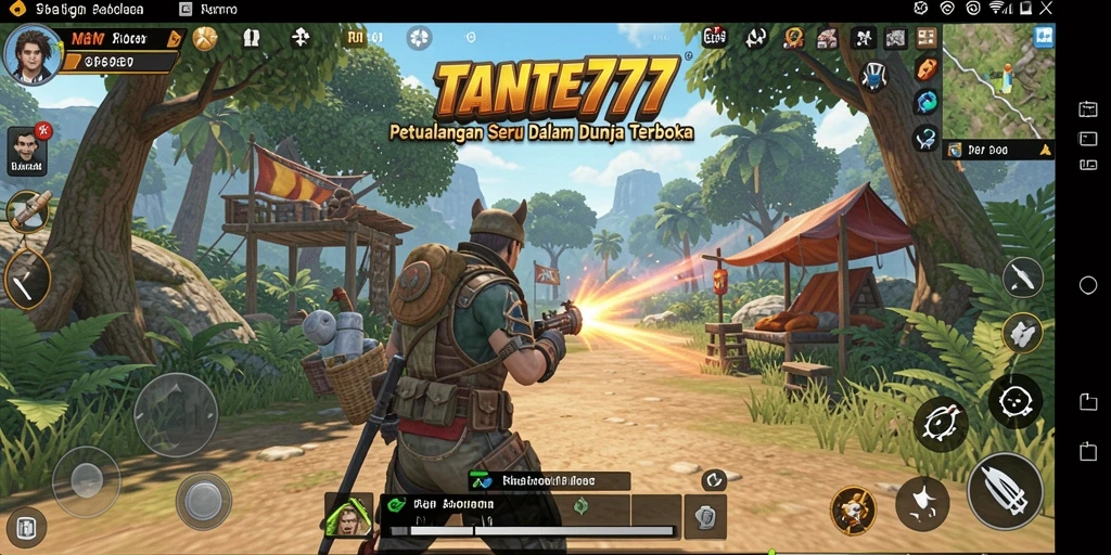 Tampilan gameplay <strong>TANTE777</strong> yang menarik dengan dunia terbuka yang luas.