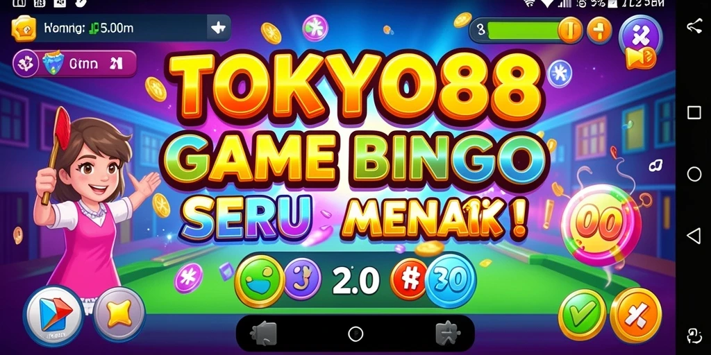 Tampilan gameplay Bingo di TOKYO88 yang seru dan interaktif.